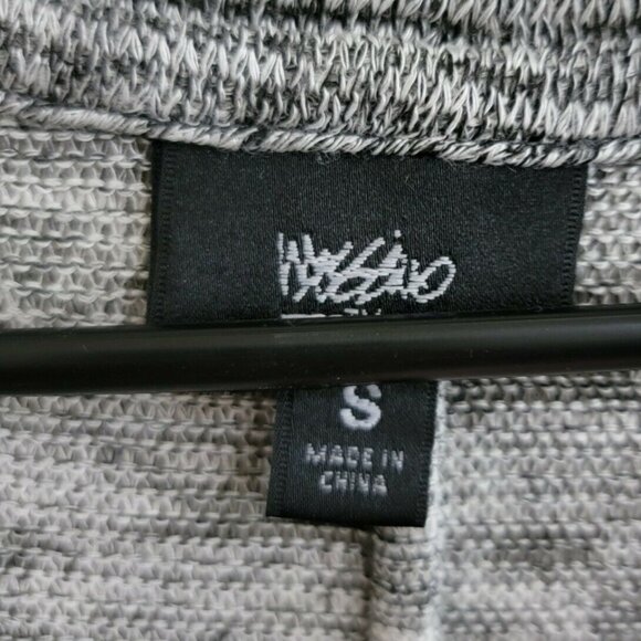 Mossimo Sweater Womens Small Gray Long Sleeve Lightweight Asymmetrical Pullover - Picture 3 of 3